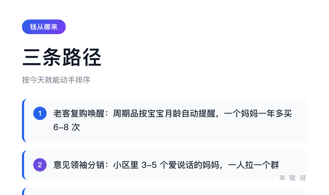 生意体检·第一张纸:钱从哪来